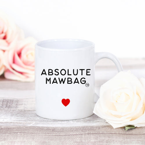 Absolute Mawbag Mug Scottish Gift for Mum Birthday Christmas Mothers Day Funny Mug