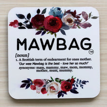 Load image into Gallery viewer, Mawbag Coaster Scottish Mum Wine Drinks Coaster Gift for Mum