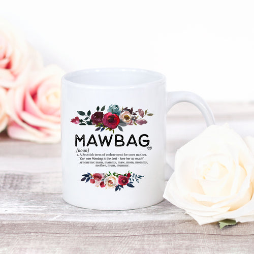 Mawbag Mug Scottish Gift for Mum Birthday Christmas Mothers Day Funny Definition Mug