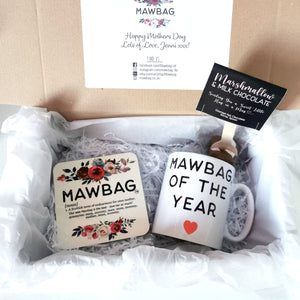 Mawbag of the Year | Mothers Day Gift Set | Gifts for Mum | Mum Birthday Gift | Mum Gift Box | Mum Gift | Mum Coaster | Mum Mug Funny