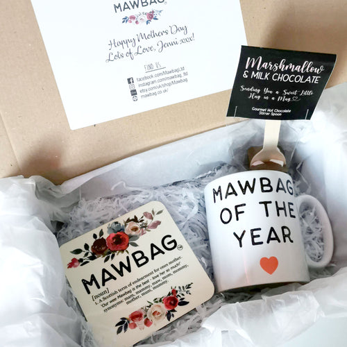 Mawbag of the Year | Mothers Day Gift Set | Gifts for Mum | Mum Birthday Gift | Mum Gift Box | Mum Gift | Mum Coaster | Mum Mug Funny