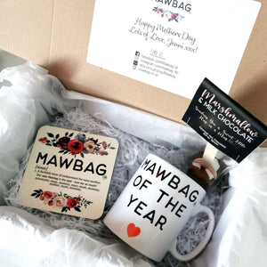 Mawbag of the Year | Mothers Day Gift Set | Gifts for Mum | Mum Birthday Gift | Mum Gift Box | Mum Gift | Mum Coaster | Mum Mug Funny