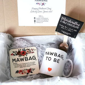 Mawbag to Be | Mothers Day Gift Set | Gifts for Mum | Mum Birthday Gift | Mum Gift Box | Mum Gift | Mum Coaster | Mum Mug Funny Scottish