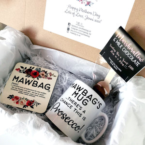 Mawbag Prosecco | Mothers Day Gift Set | Gifts for Mum | Mum Birthday Gift | Mum Gift Box | Mum Gift | Mum Coaster | Mum Mug Funny