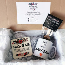 Load image into Gallery viewer, Shut Yer Hole Mawbag | Mothers Day Gift Set | Gifts for Mum | Mum Birthday Gift | Mum Gift Box | Mum Gift | Mum Coaster | Mum Mug Funny