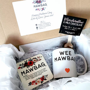 Wee Mawbag | Mothers Day Gift Set | Gifts for Mum | Mum Birthday Gift | Mum Gift Box | Mum Gift | Mum Coaster | Mum Mug Funny