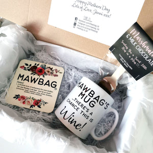 Mawbag Wine | Mothers Day Gift Set | Gifts for Mum | Mum Birthday Gift | Mum Gift Box | Mum Gift | Mum Coaster | Mum Mug Funny